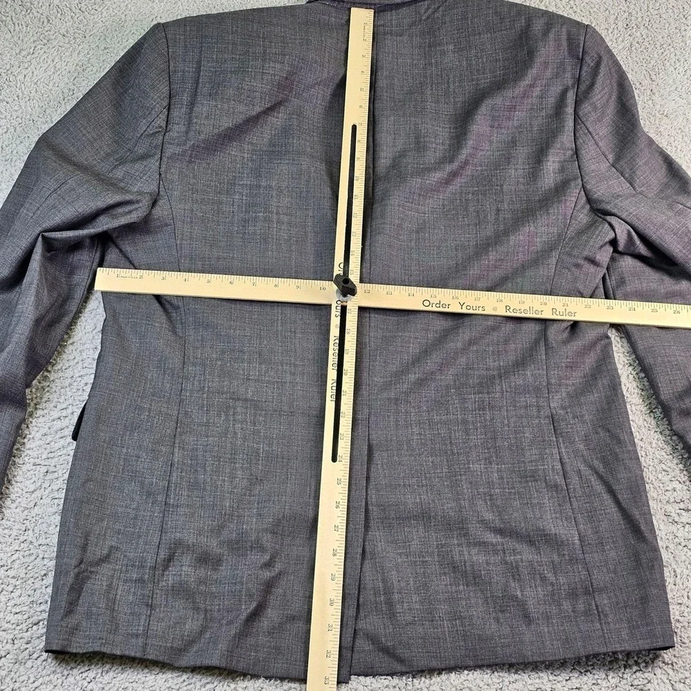 Lauren Ralph Lauren Suit Jacket Mens 48L Gray Wool Classic Fit Made In Canada